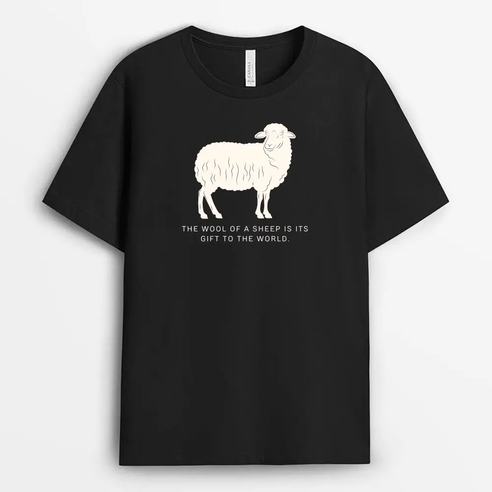 The Wool Of A Sheep Is Its Gift To The World Willyxgap T-Shirt - Black